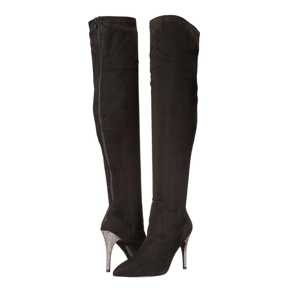 *NEW*  Nina New York Rocklin Black Over‎ The Knee Boots Size 6 A39